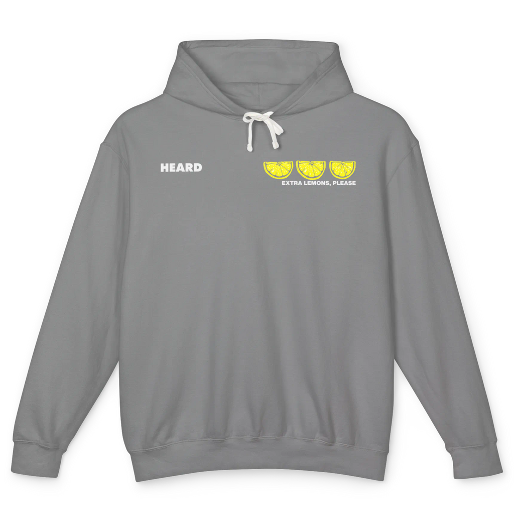 Extra Lemons Please Lightweight Hoodie